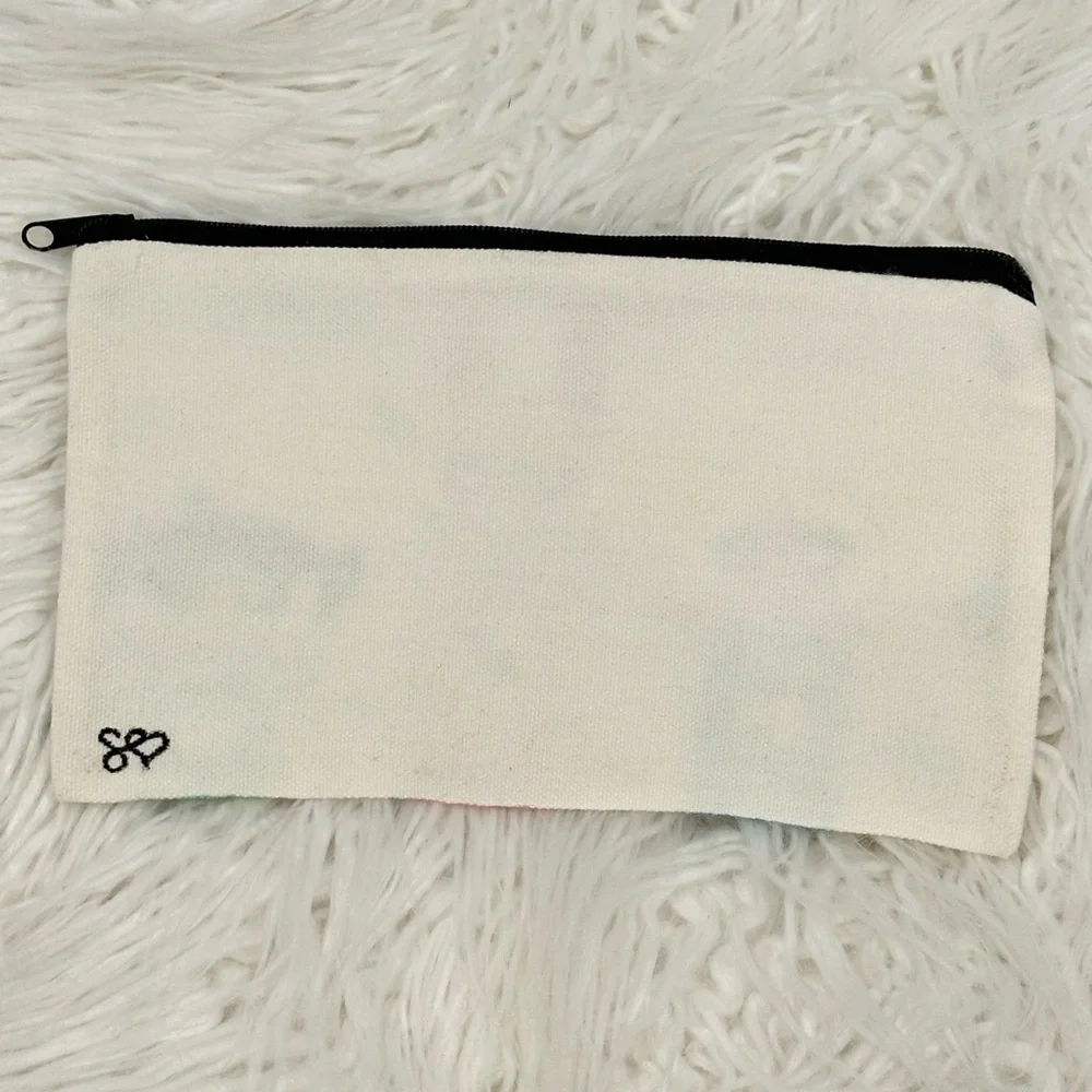 Powerpuff Girls Beauty/Stationary Bag Handmade Acrylic Paints 7 1/2”L x 5”H